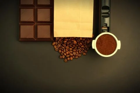 Coffee background Stock Photos