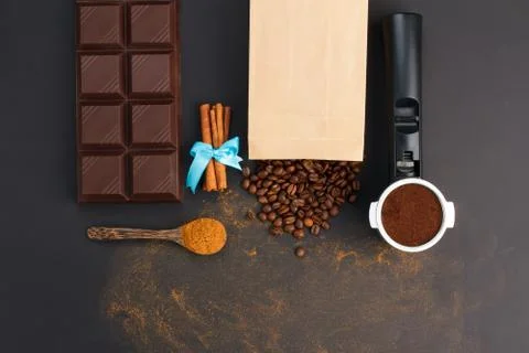 Coffee background 스톡 사진