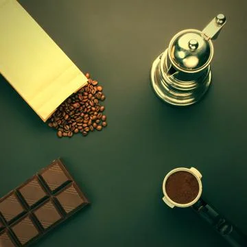 Coffee background Stock Photos