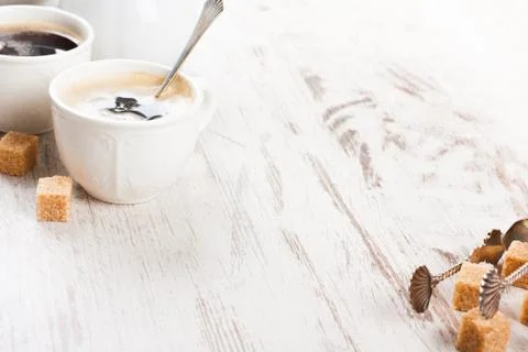 Coffee background Stock Photos