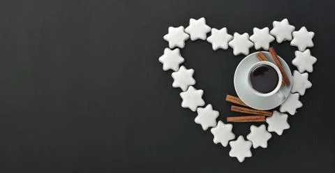 Coffee background with space for text, cup for espresso coffee, coffee adve.. 스톡 사진