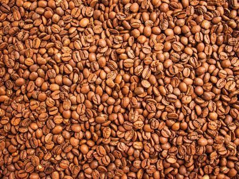 Coffee background,roasted coffee beans Stock Photos