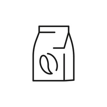 Coffee Bag Icon Stock Illustration