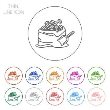 Coffee bag 스톡 일러스트