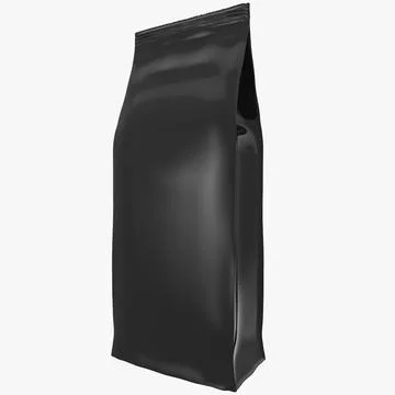 Coffee Bag Package 3D Model