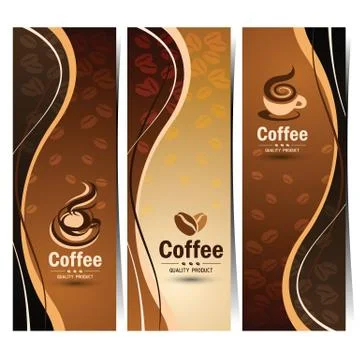 Coffee banner Stock Illustration