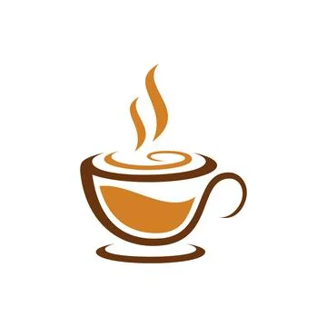 Coffee Bar Logo Vector Design Template Stock Illustration