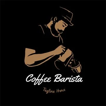 Coffee Barista Stock Illustration