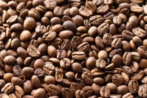 Coffee bean background close up 스톡 사진