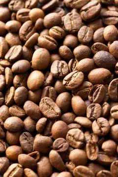 Coffee bean background close up 스톡 사진