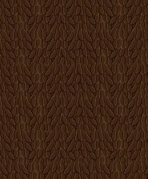 Coffee bean background pattern Stock Illustration