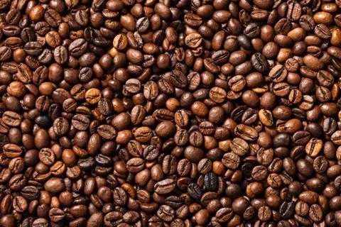 Coffee bean background Stock Photos
