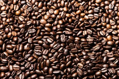 Coffee bean background Stock Photos