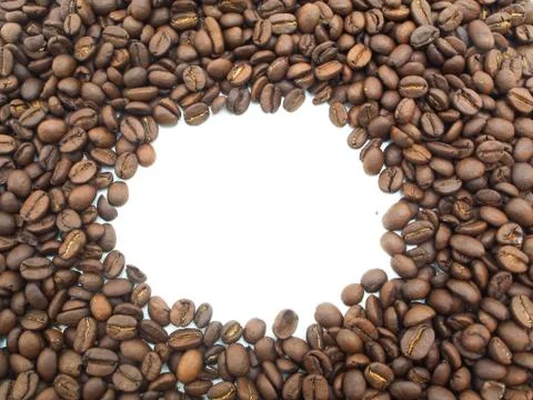 Coffee bean background. Stock Photos