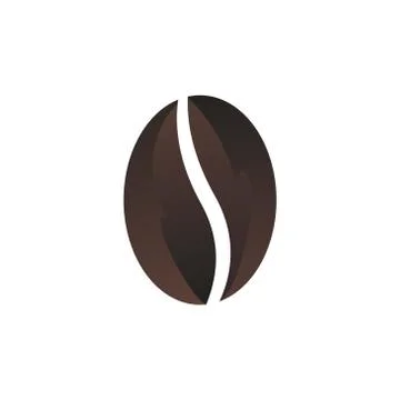 Coffee bean colorful vector design template illustration Stock Illustration