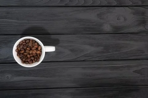 Coffee bean crust. for your text or design Stock Photos