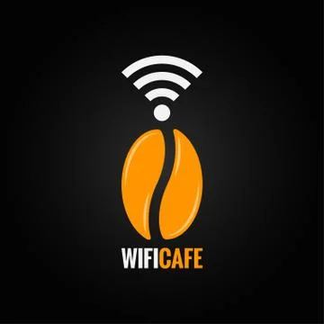 Coffee bean design background Stock Illustration