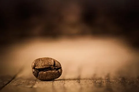 Coffee bean extremely close. Stock Photos