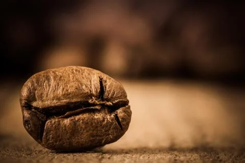 Coffee bean extremely close. Stock Photos