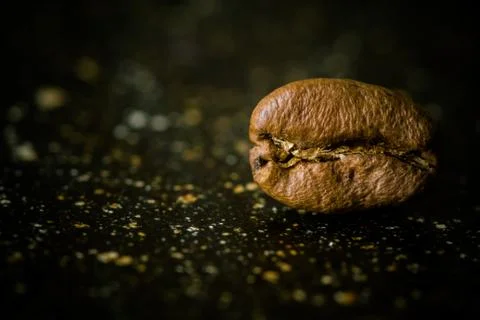 Coffee bean extremely close. Foto stock