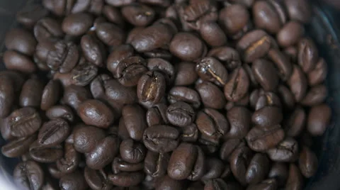 Coffee Bean Grinding. HD Video stock 44619930