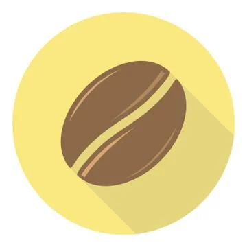 Coffee Bean Icon Stock Illustration