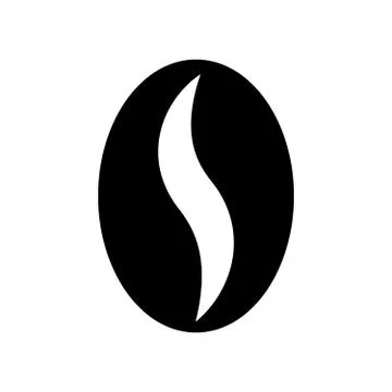Coffee bean icon Stock Illustration