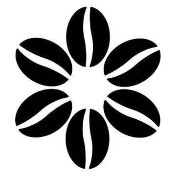 Coffee bean icon Stock Illustration