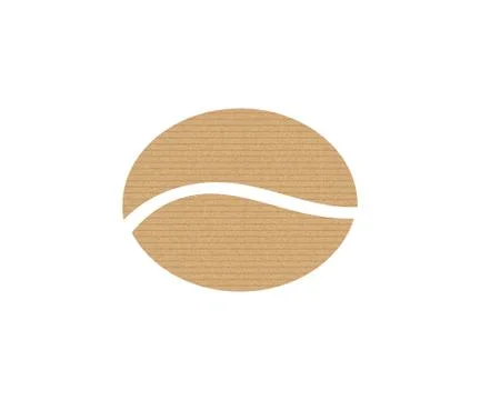 Coffee bean icon. Stock Illustration