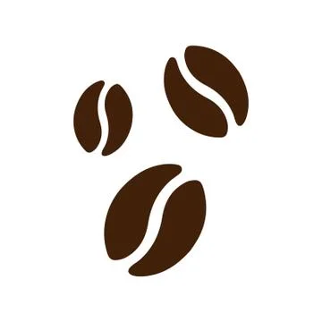Coffee bean icon isolated vector illustration EPS 10 Stock Illustration