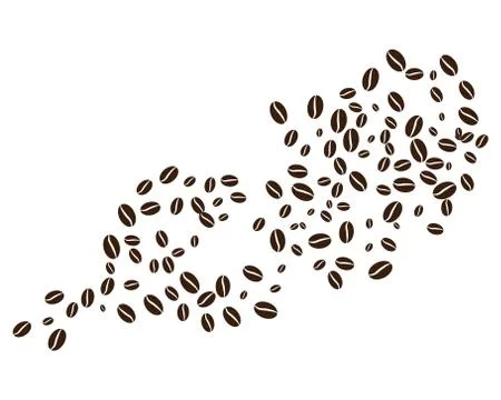 Coffee bean icon vector Stock Illustration