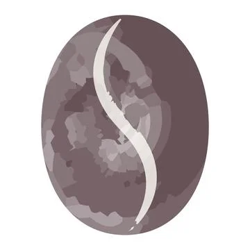 Coffee bean icon. Vector illustration. Stock Illustration