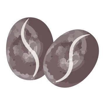Coffee bean icon. Vector illustration. Stock Illustration
