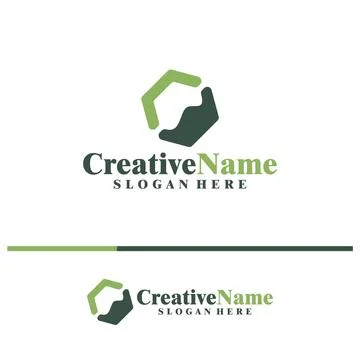 Coffee Bean with Initial C logo design concept vector. Creative Letter C wi.. Stock Illustration
