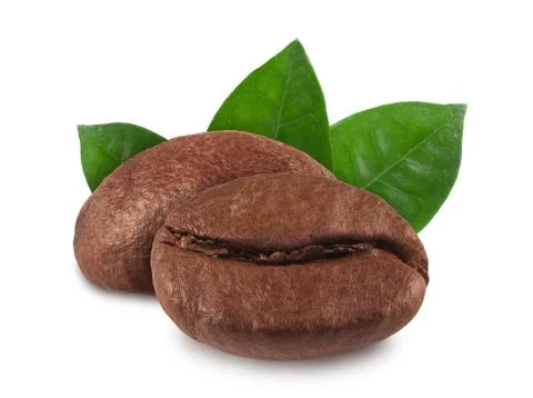 Coffee bean isolated on white background, nature Foto stock