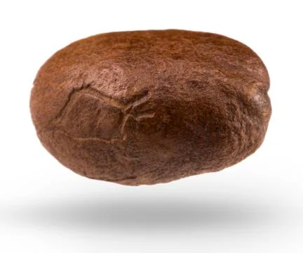 Coffee bean isolated on white background with clipping path Stock Photos