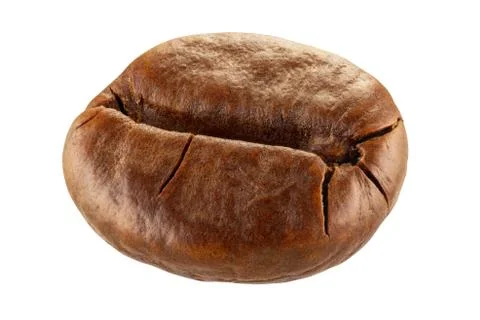 Coffee bean isolated on white background. cut out using paths. Full depth of  Stock Photos