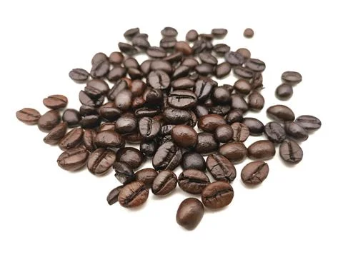 Coffee bean isolated on white background Stock Photos