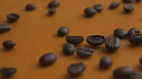 Coffee Bean Macro Dolly Stock Footage 31687817