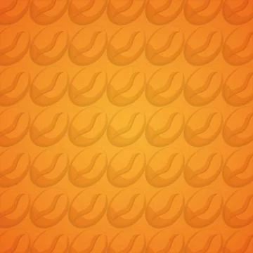 Coffee bean pattern icon Illustrazione stock