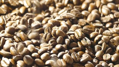 Coffee bean roasted. Stockbeeldmateriaal 76331483