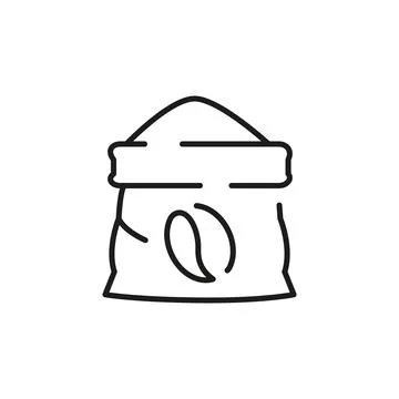 Coffee Bean Sack Icon イラスト素材