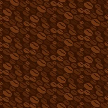 Coffee bean seamless Stock Illustration