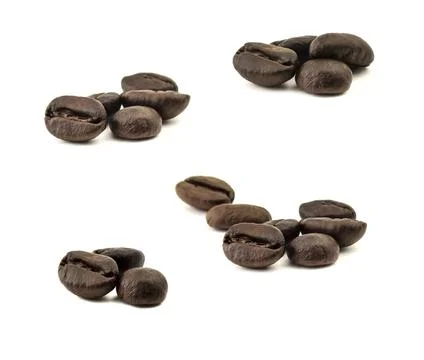 Coffee Bean Set Stock-Fotos