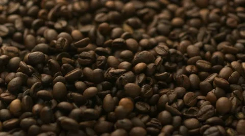 Coffee bean, Slow Motion Stock Footage 21446313