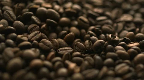 Coffee bean, Slow Motion Stock Footage 21935445