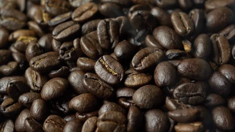 Coffee bean with smoke Stock Footage 90635741