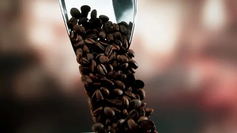 Coffee Bean Super Slow Motion 1000fps  Stock Footage 251876151