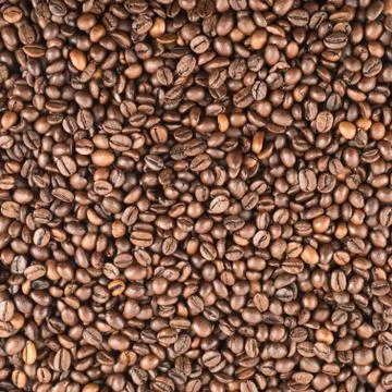 Coffee bean surface as a background Stock Photos