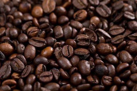 Coffee bean texture background Stock Photos